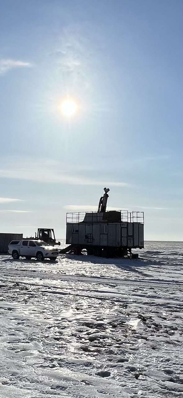 Rock sampling in the field